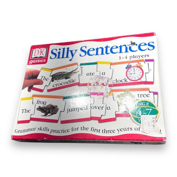 DK Games Silly Sentences Grammar Skills Game For Ages 4 to 7  and 1 to 4 Players - Picture 6 of 16